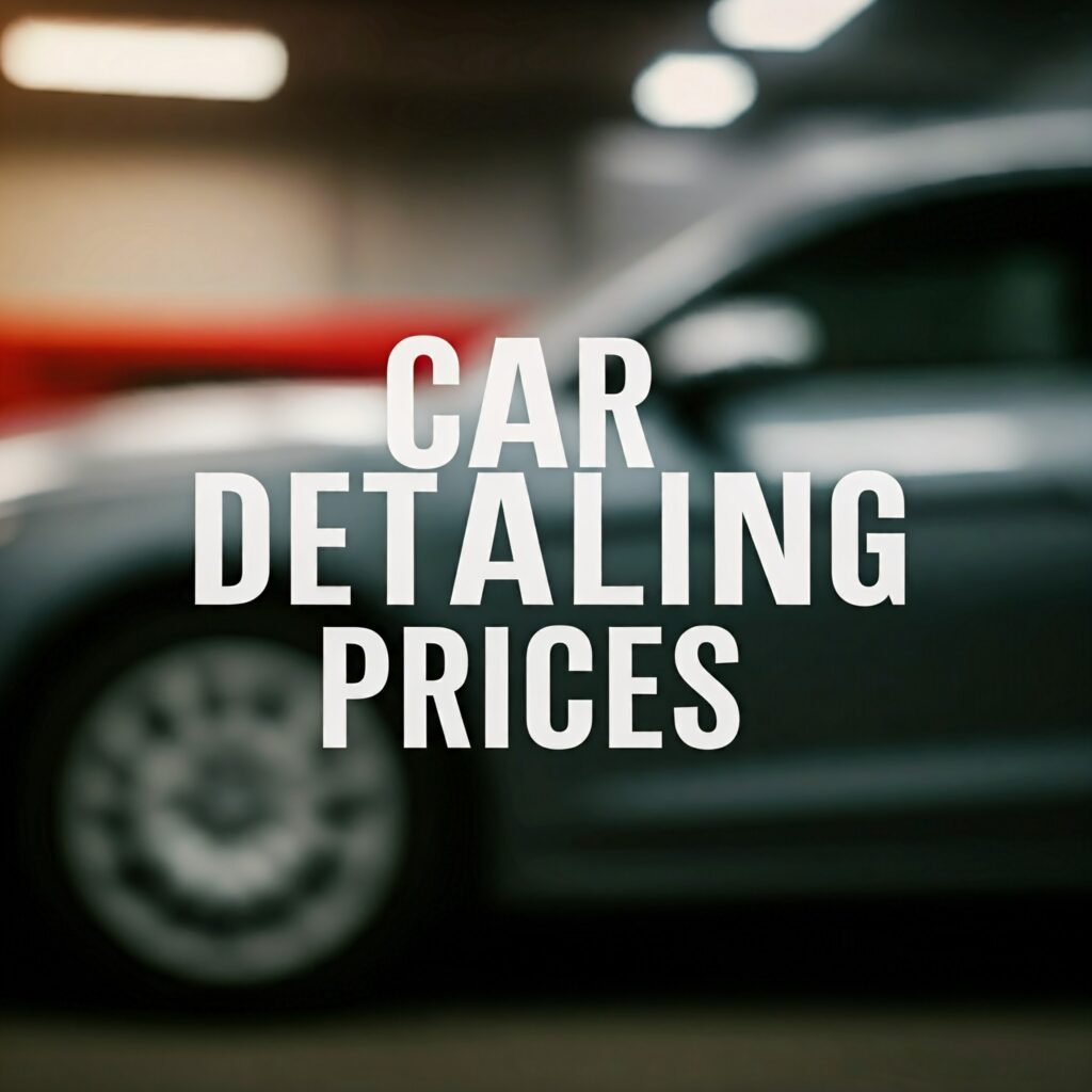 car detailing prices