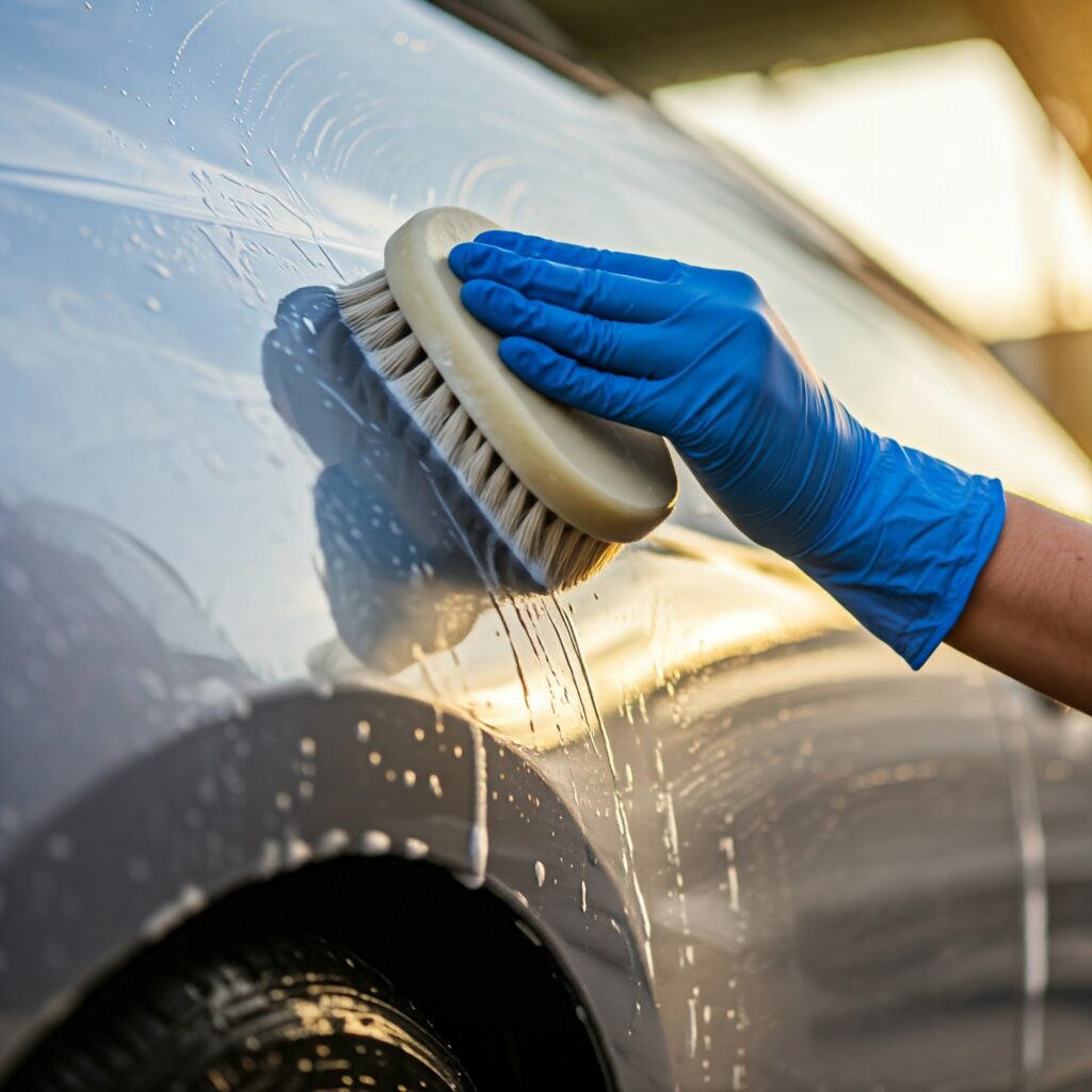 hand wash car